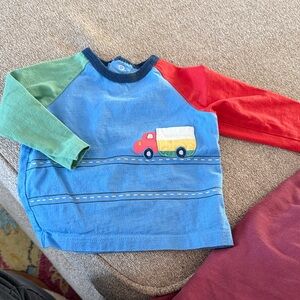 Little Me Blue and Red Kids' Shirt